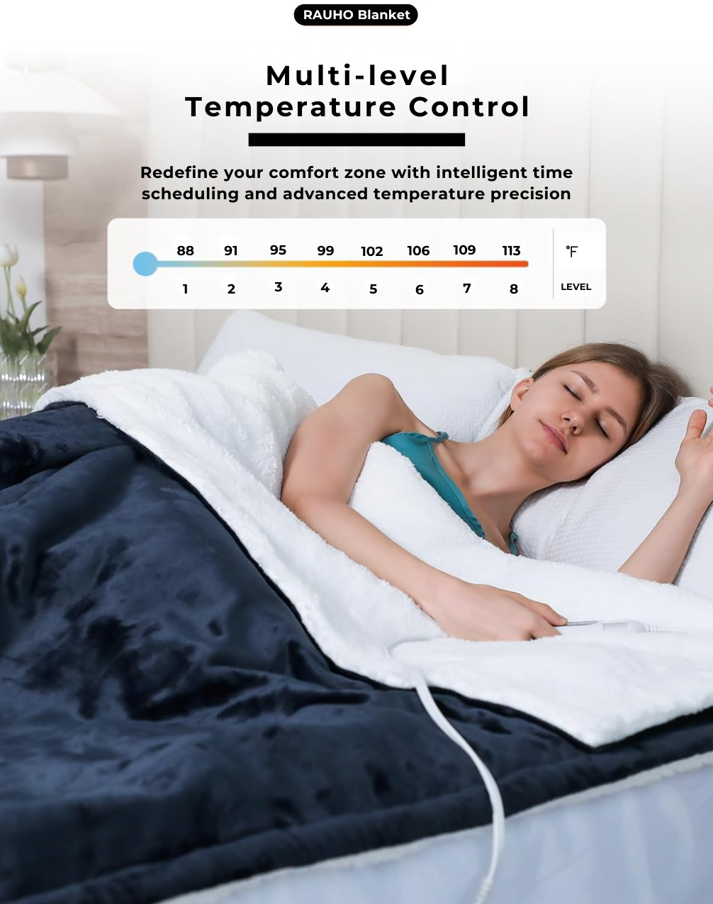 RAUHO Infinity Heated Blanket