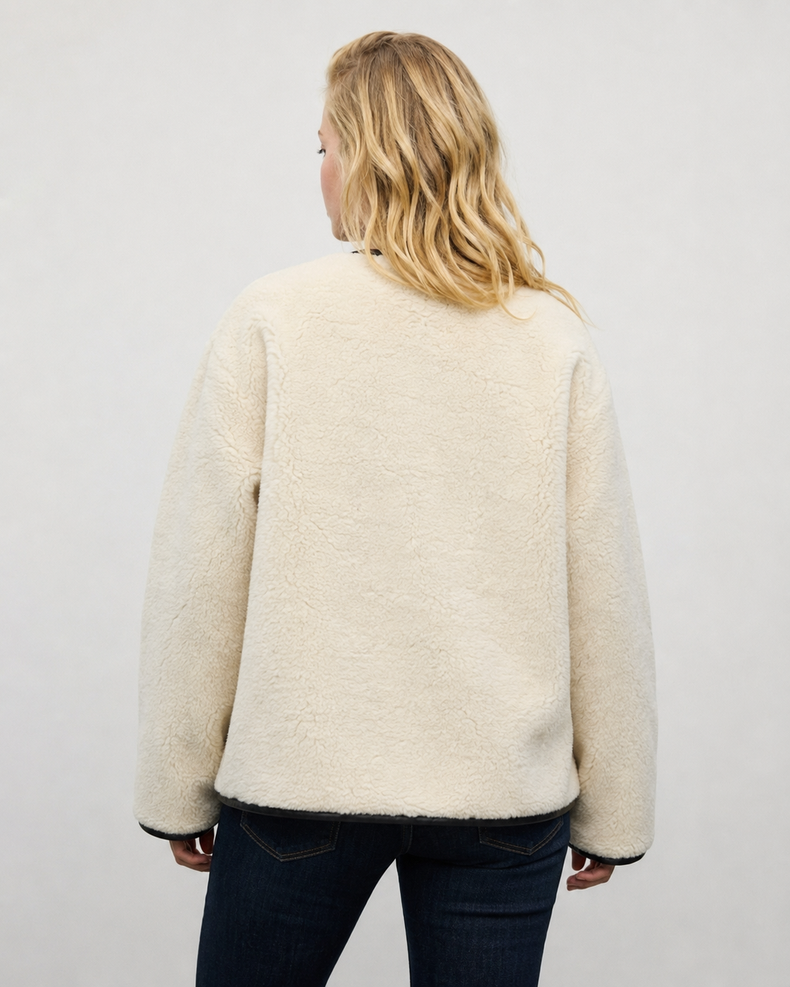 Women’s Cashmere Cardigan Jacket – Soft Metal Lock Sweater Coat