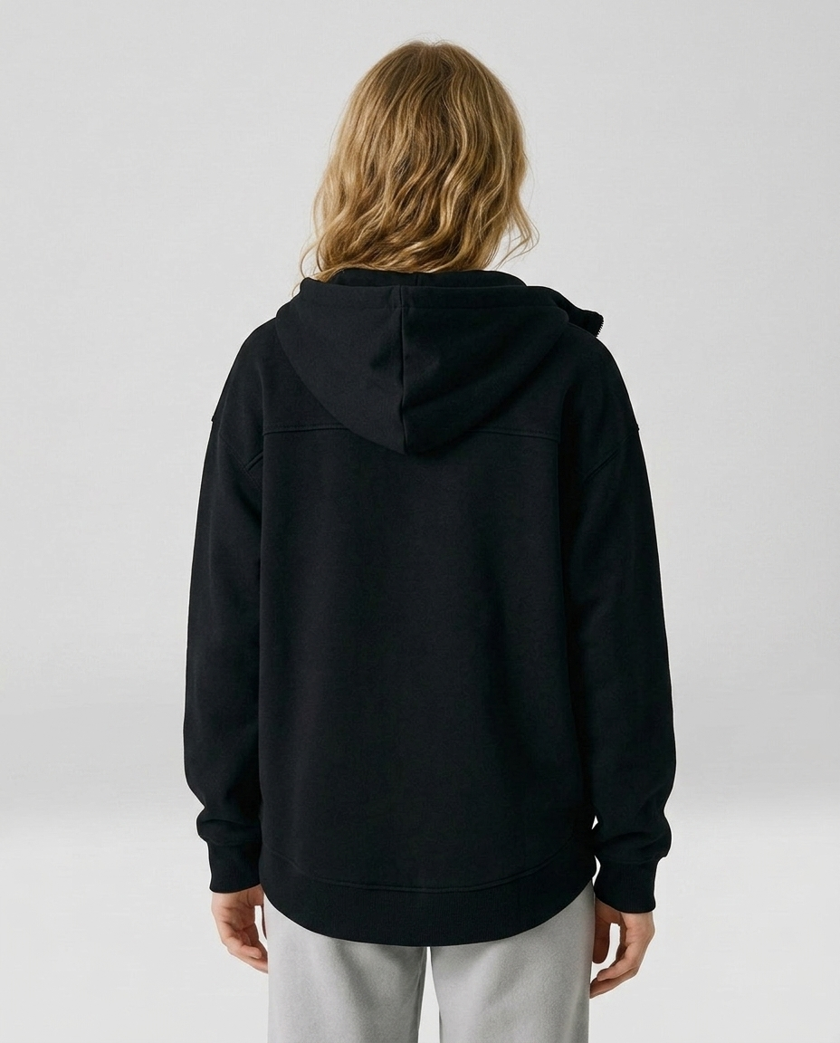 Oversized Zip Up Hoodie – Thick Pocket Hoodie Jacket