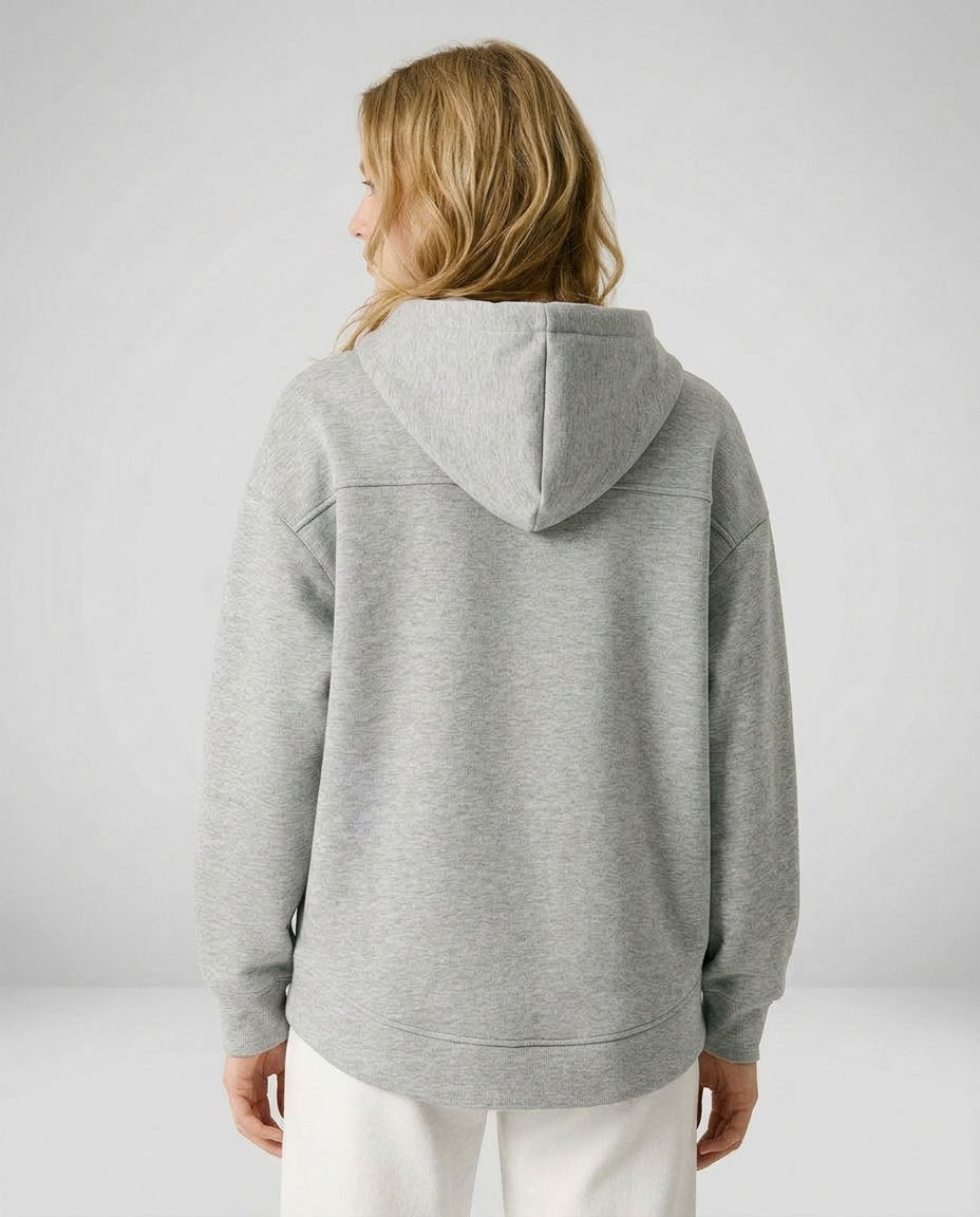Oversized Zip Up Hoodie – Thick Pocket Hoodie Jacket