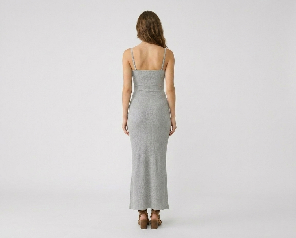 Spaghetti Strap Bodycon Maxi Dress – Slim Fit Party Dress